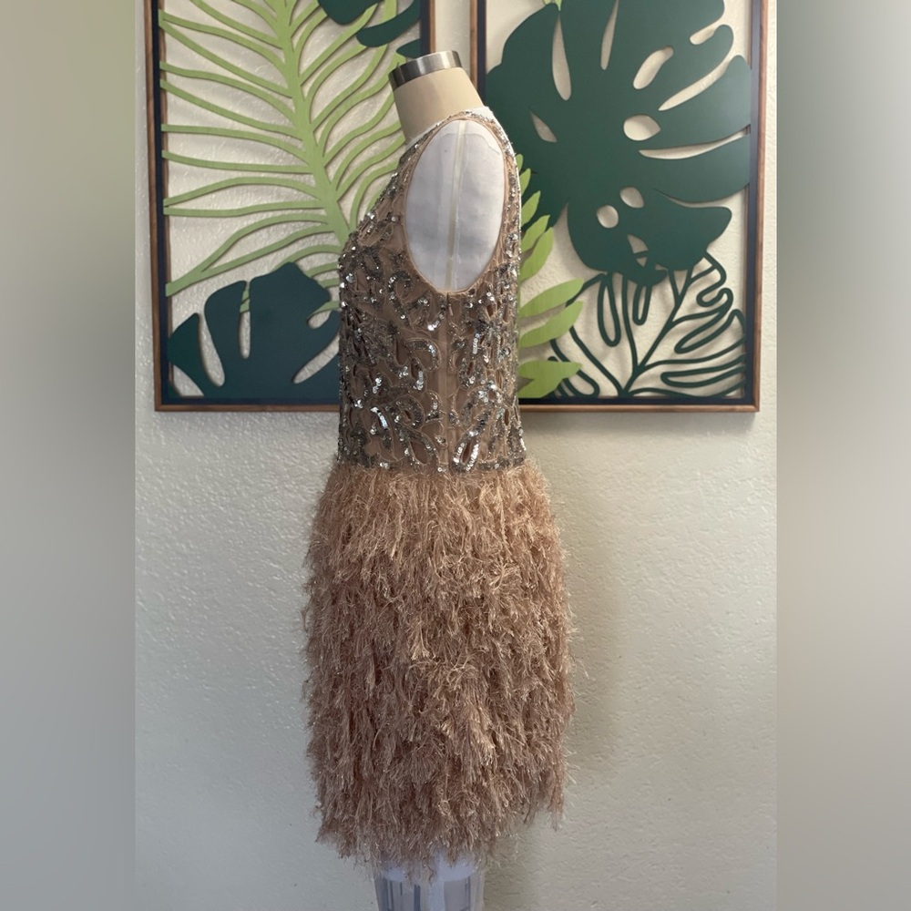 ASOS Edition sequin& feather dress NWT - Picture 6 of 10